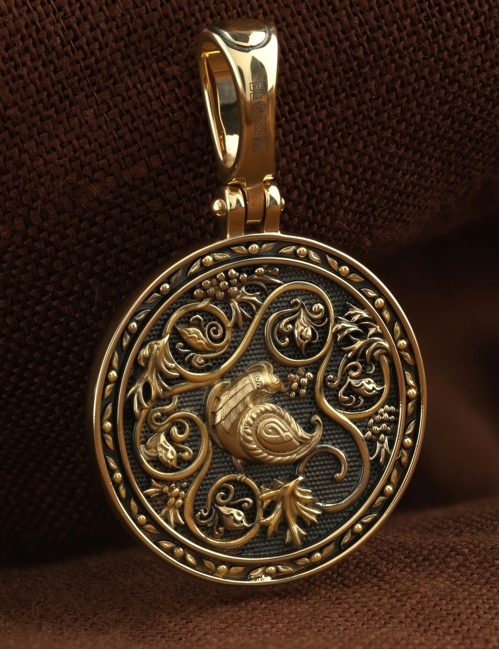 Образок из лимонного золота