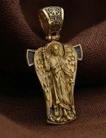 Крест из лимонного золота