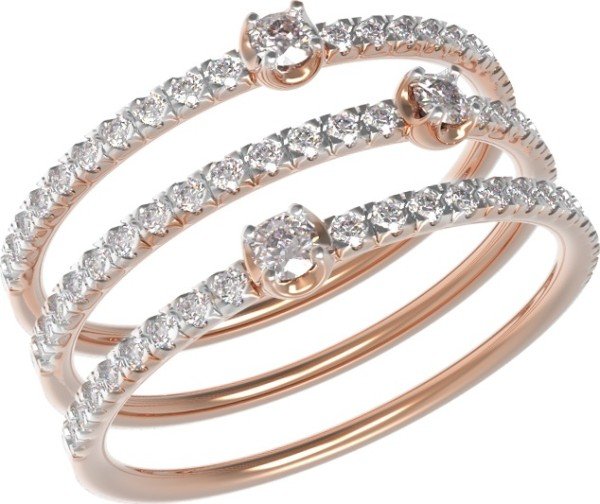 Кольцо из золота c бриллиантами