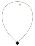 Колье из золота c бриллиантами и ониксом