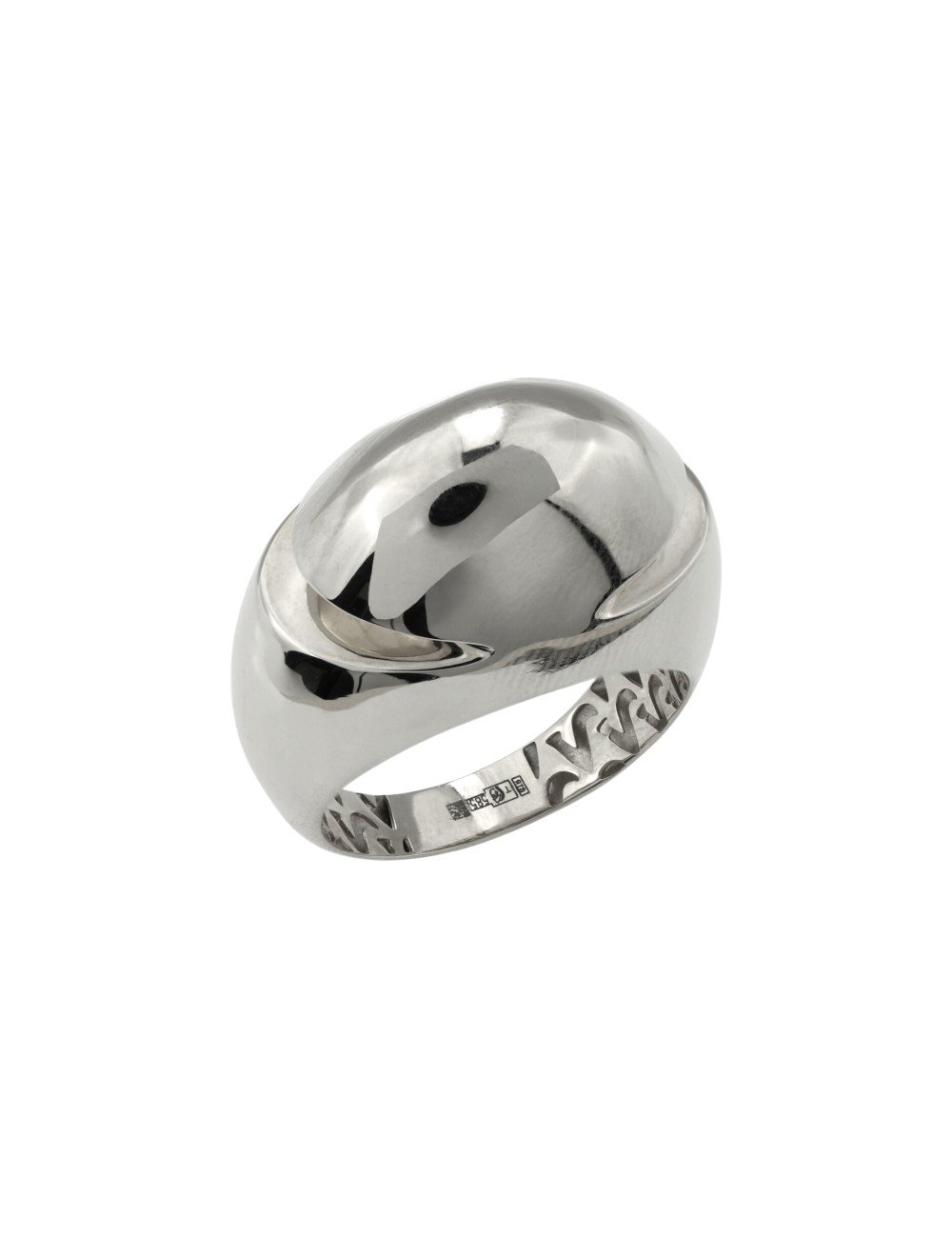 Кольцо из белого золота