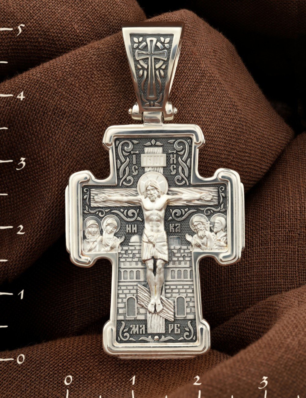 Крест из серебра 925 пробы