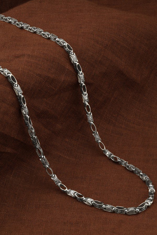 Цепь из белого золота