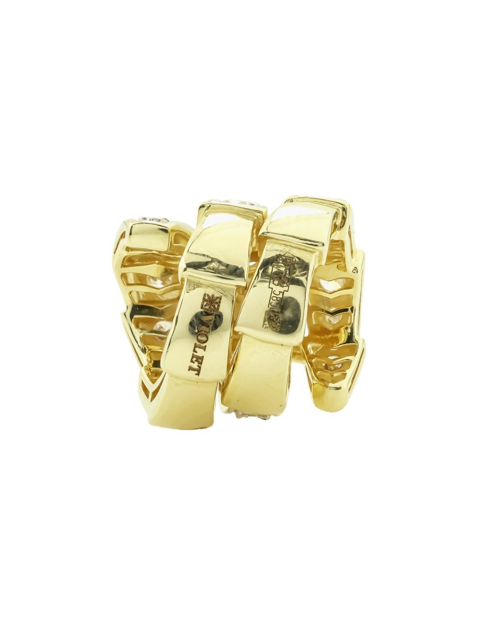 Подвеска из лимонного золота c бриллиантами