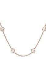 Колье из золота c перламутром