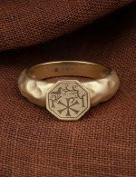 Кольцо из лимонного золота