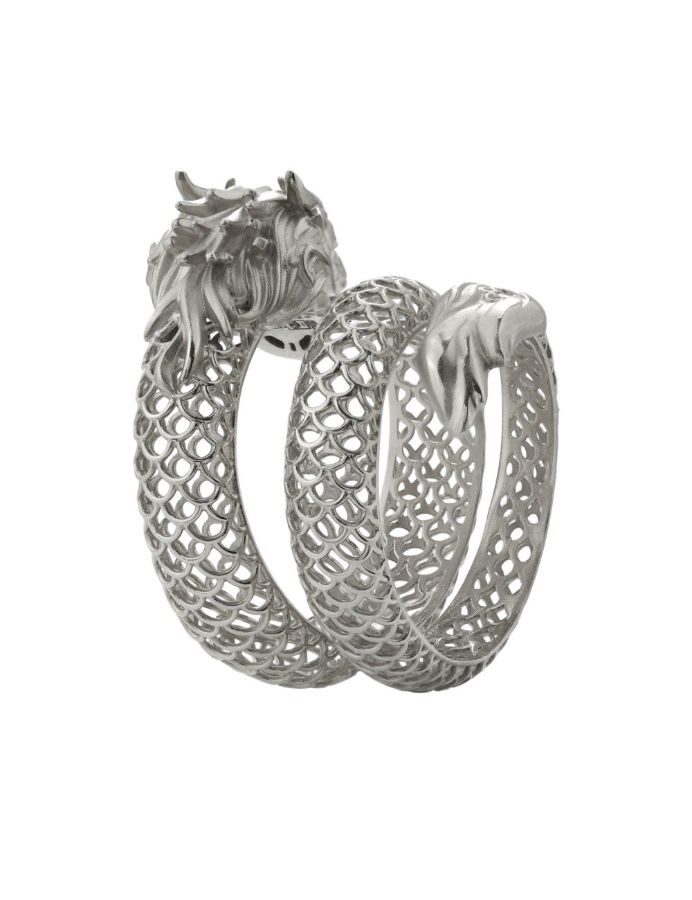 Кольцо из белого золота c бриллиантами