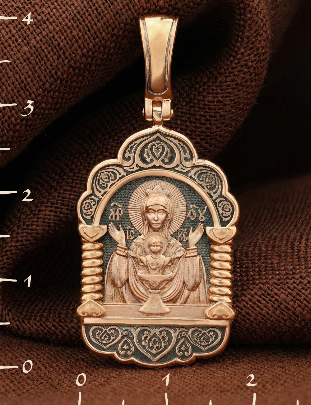 Образок из золота