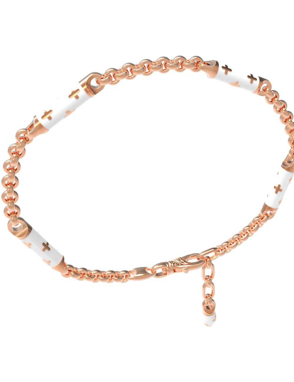 Браслет из золота c эмалью