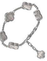 Браслет из белого золота c перламутром