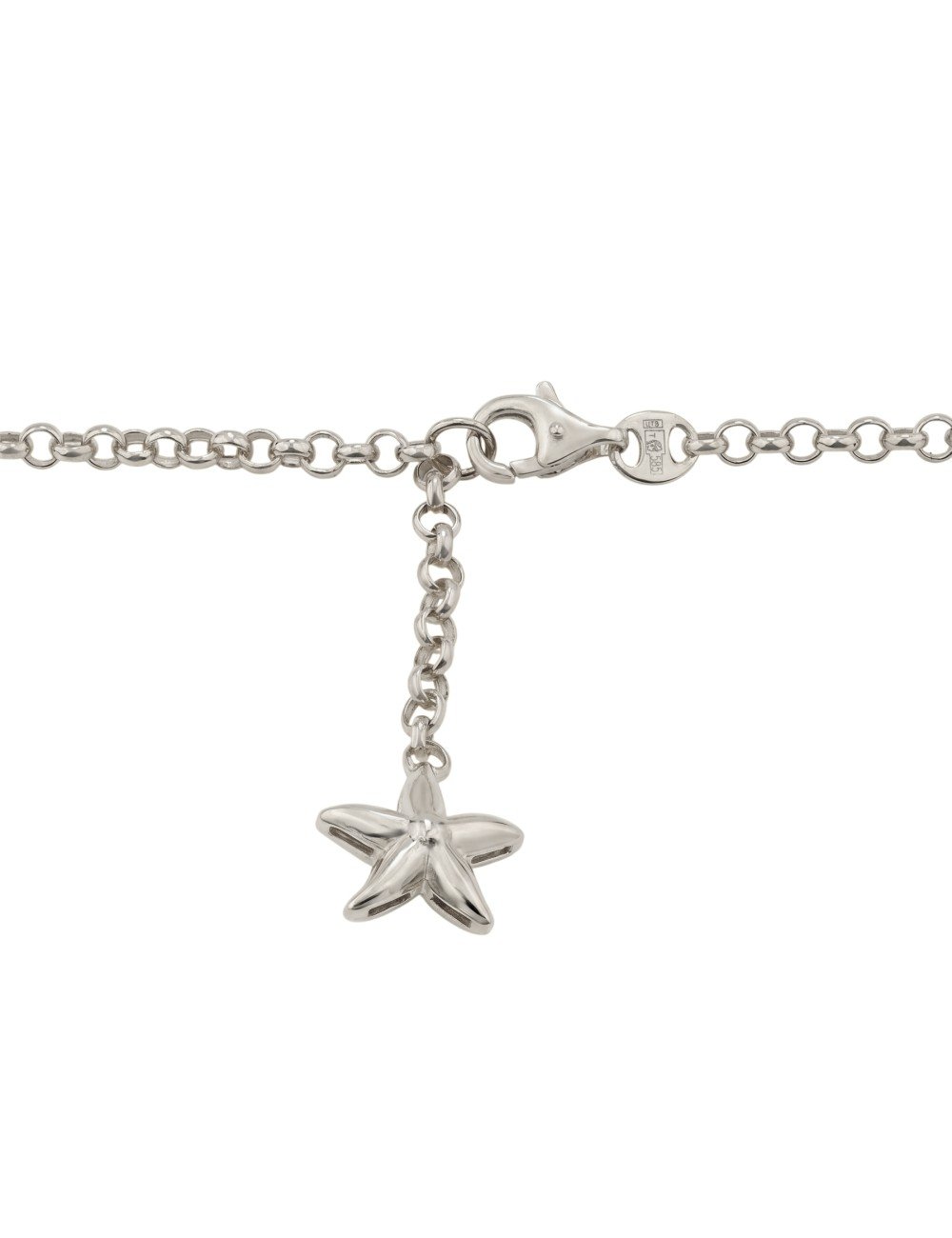 Колье из белого золота