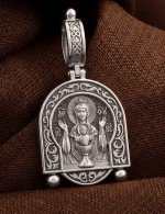 Образок из белого золота 585 пробы