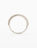 Кольцо из белого золота c бриллиантами