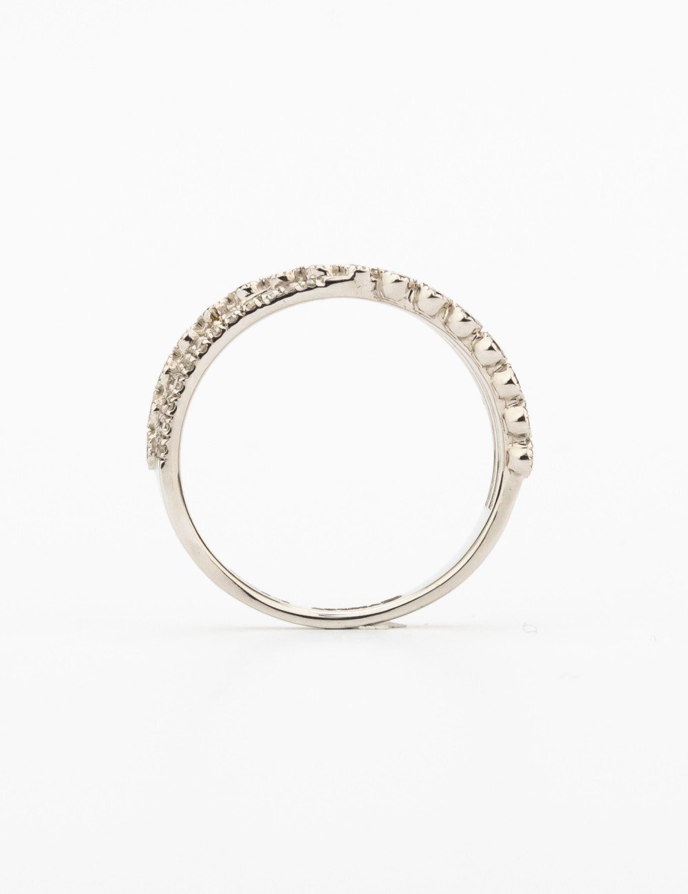 Кольцо из белого золота c бриллиантами