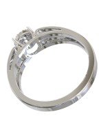 Кольцо из белого золота c бриллиантами