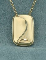 Подвеска из лимонного золота