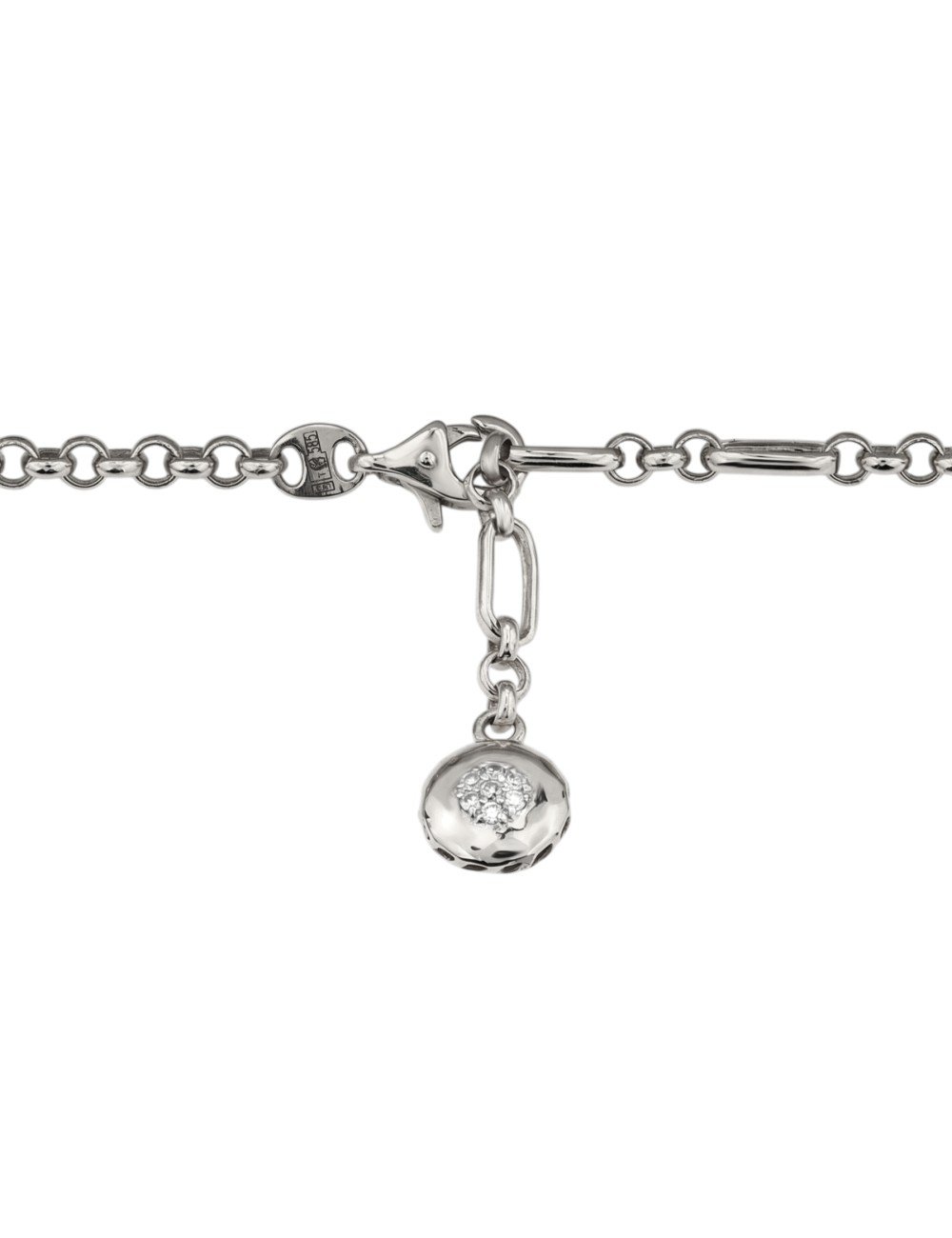 Браслет из белого золота c бриллиантами