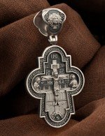 Крест из белого золота