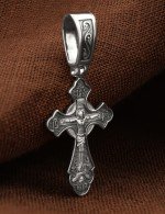 Крест из белого золота