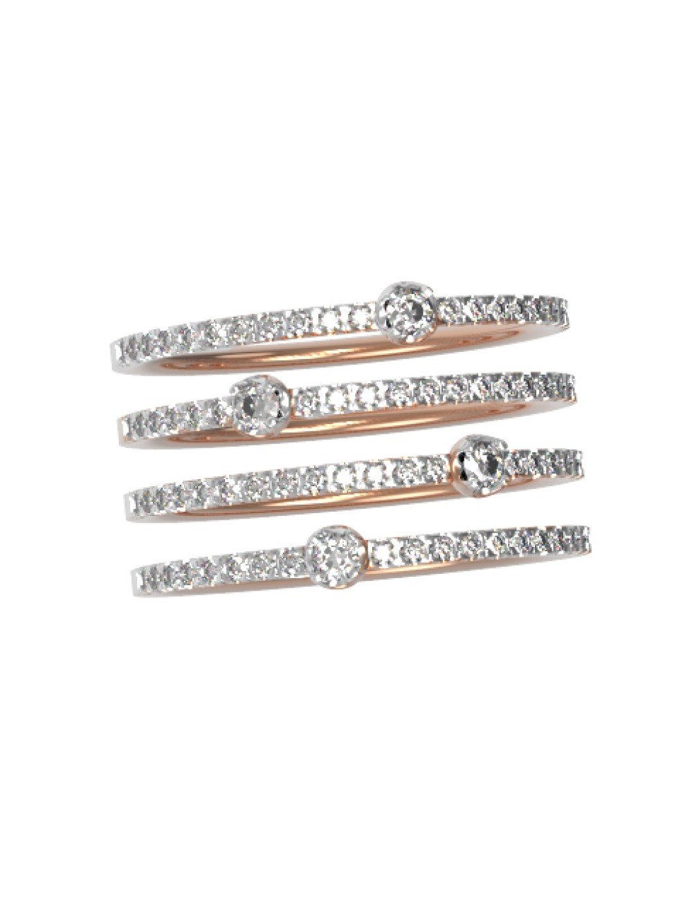 Кольцо из золота c бриллиантами