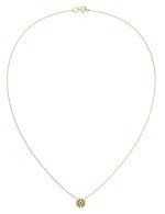 Колье из лимонного золота c бриллиантами и ониксом