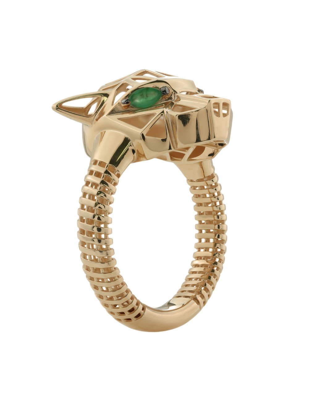 Кольцо из золота c изумрудом