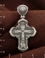 Крест из белого золота