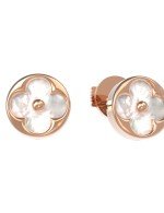 Серьги из золота c перламутром