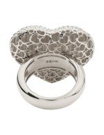 Кольцо из белого золота c рубином