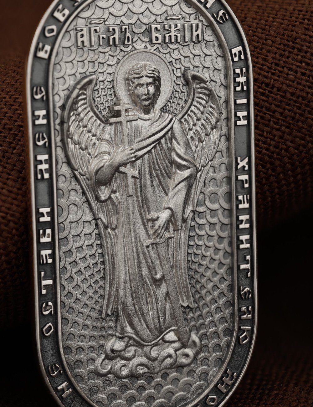 Образок из белого золота