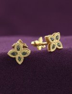 Серьги из лимонного золота c бриллиантами