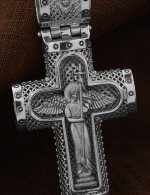 Крест из белого золота