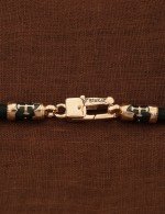 Шнурок шёлковый из золота c шёлковым шнурком