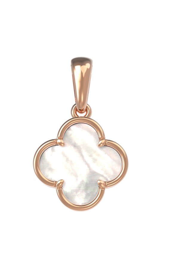 Подвеска из золота c перламутром