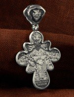 Крест из белого золота