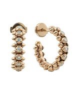 Серьги из розового золота c бриллиантами