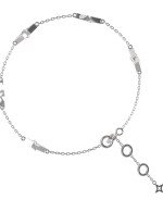 Браслет из белого золота c бриллиантами