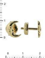 Серьги из лимонного золота c бриллиантами