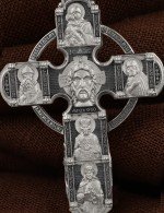 Крест из белого золота