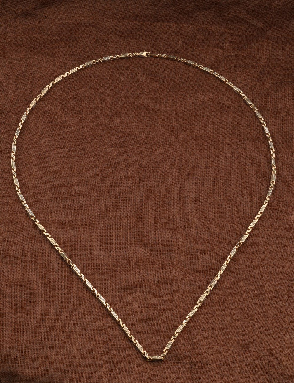 Цепь из лимонного золота