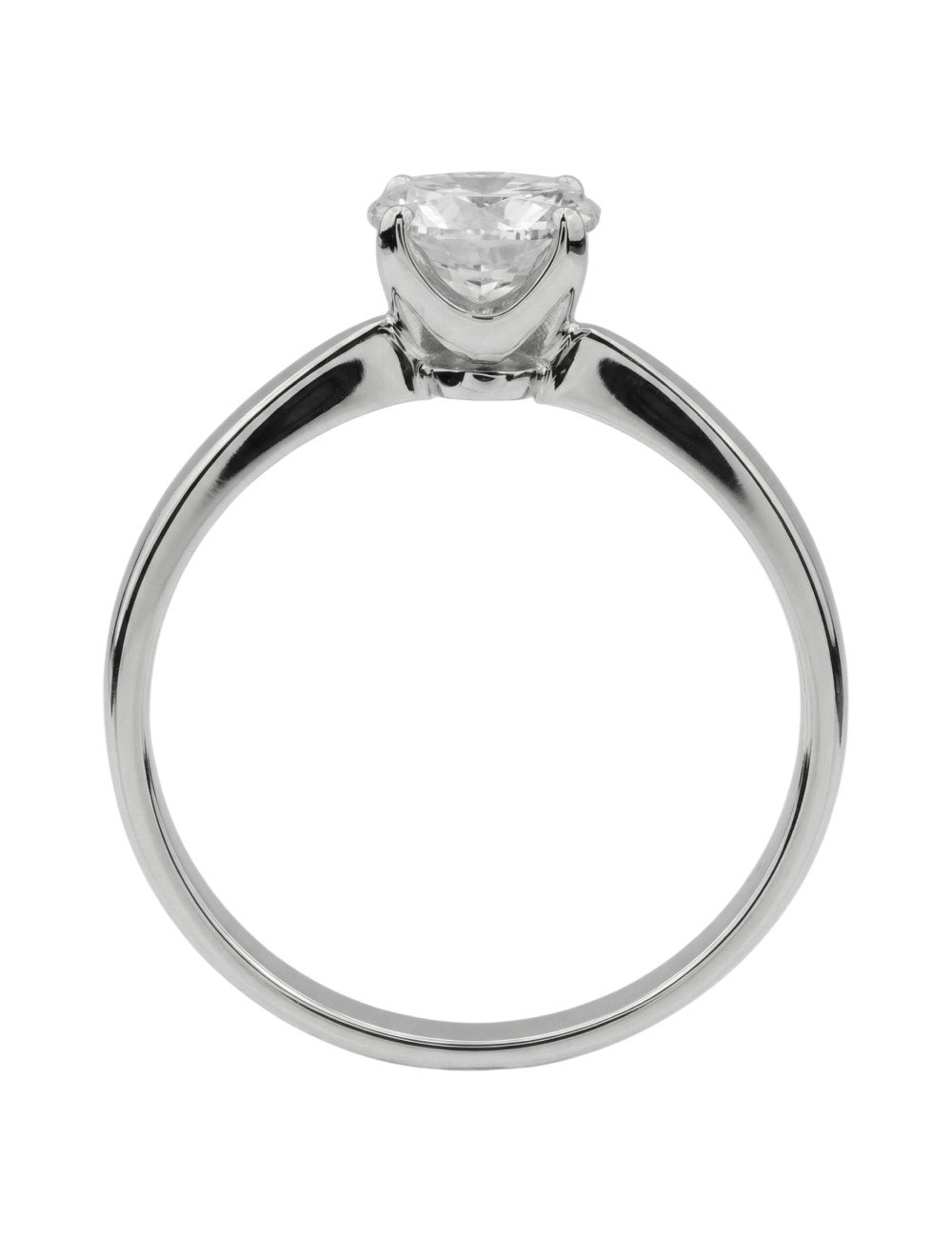 Кольцо из белого золота c бриллиантами