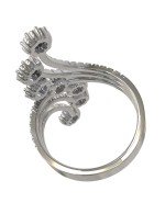 Кольцо из белого золота c бриллиантами