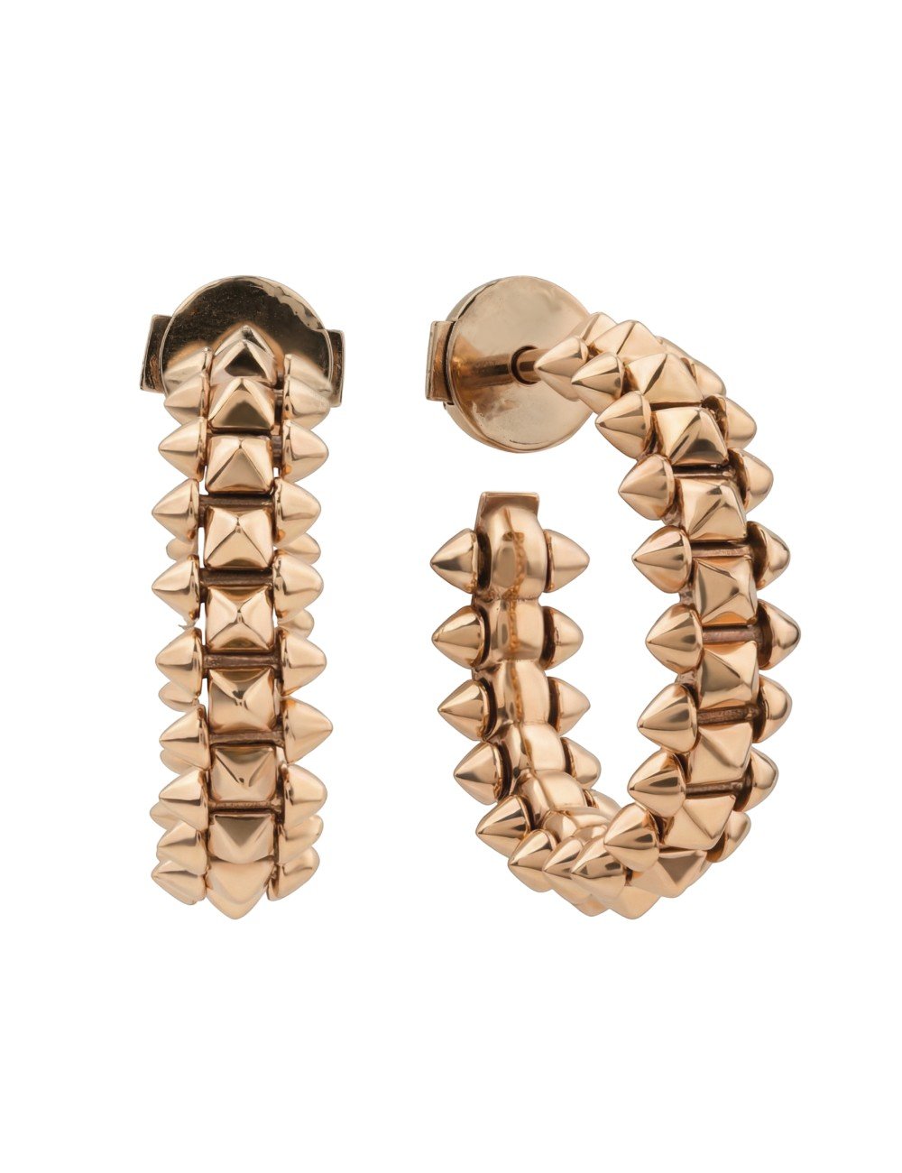 Серьги из розового золота