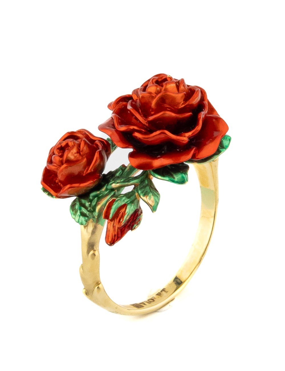 Кольцо из лимонного золота