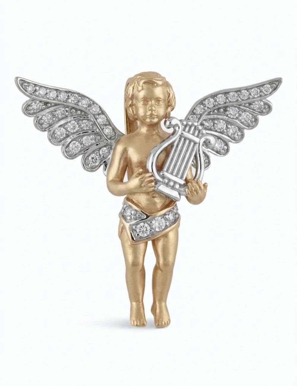 Подвеска из золота c фианитом