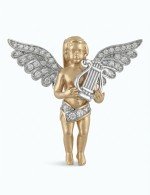 Подвеска из золота c фианитом