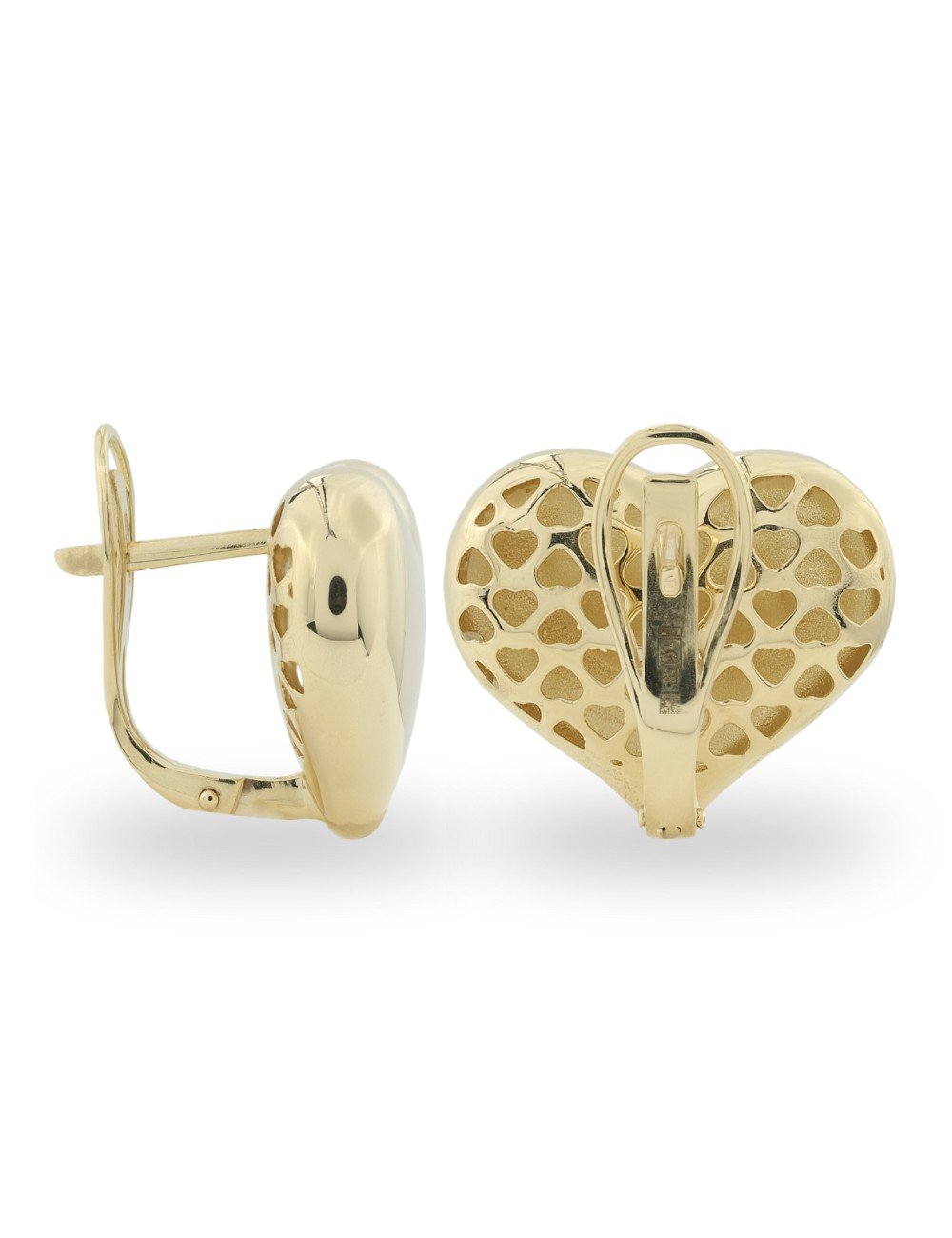 Серьги из лимонного золота