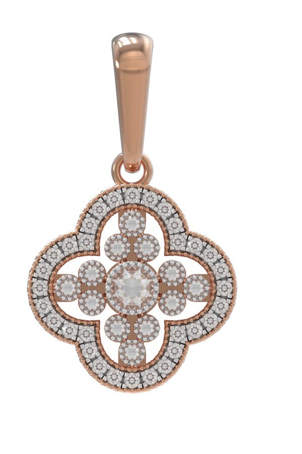 Подвеска из золота c бриллиантами