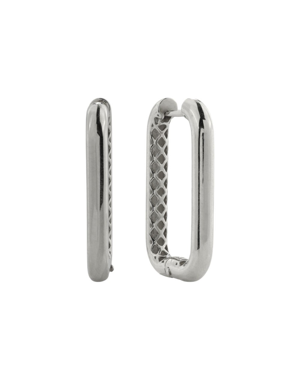 Серьги из белого золота