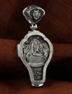 Крест из белого золота